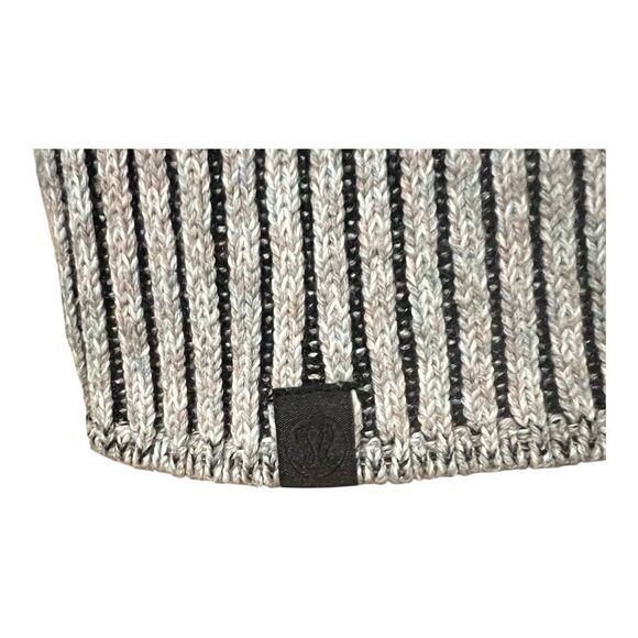 Lululemon Womens Size 0 Gray Multicolor Knit Cropped Sweater - Picture 3 of 5